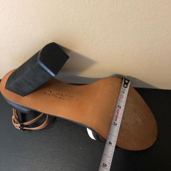 L.A.M.B.”Oracle Leather Dress Open-Toe Block Heel/Sandal,Size-8.5 - Picture 8 of 12